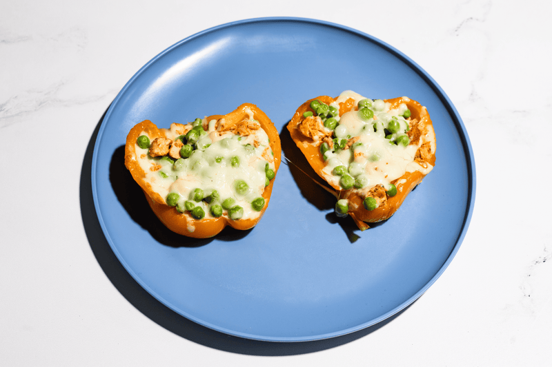Chicken Parmesan Stuffed Peppers