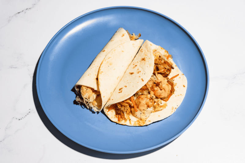 Cajun Shrimp Wraps